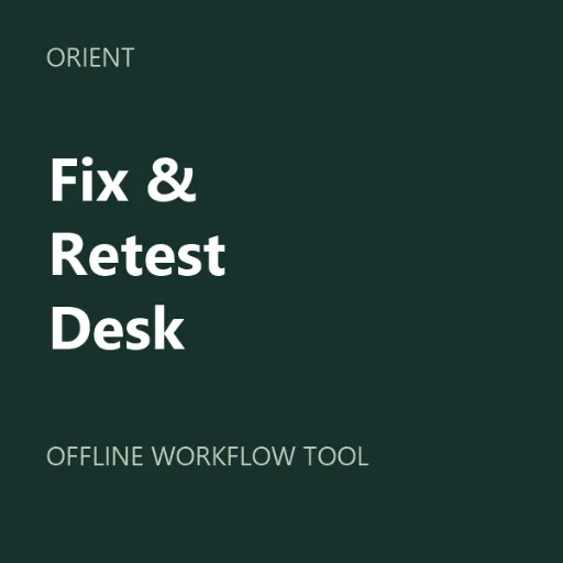 Fix & Retest Desk logo