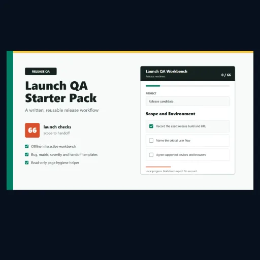 Launch QA Starter Pack logo