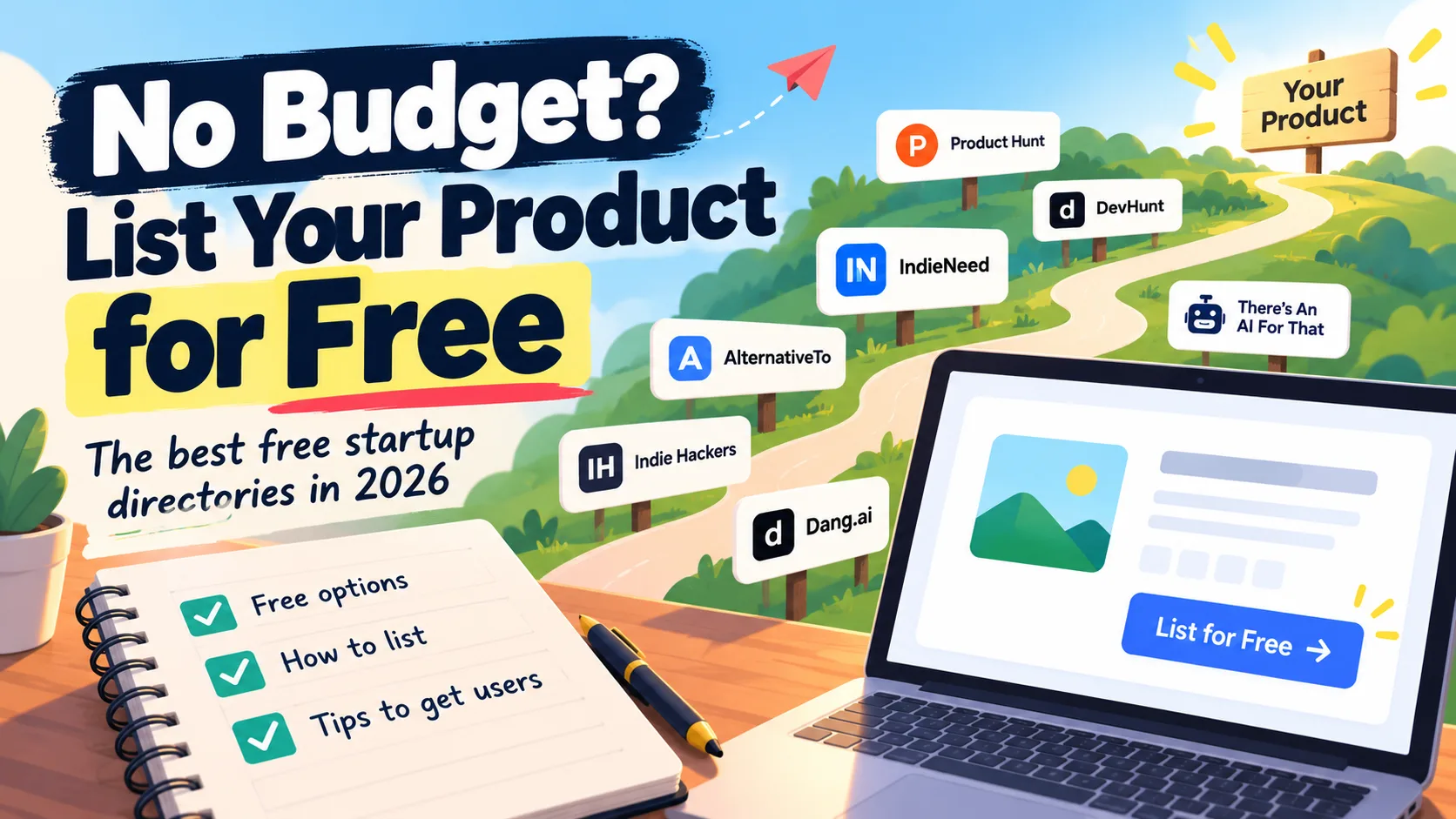 Free Startup Directories in 2026: Where to List Your Product for $0
