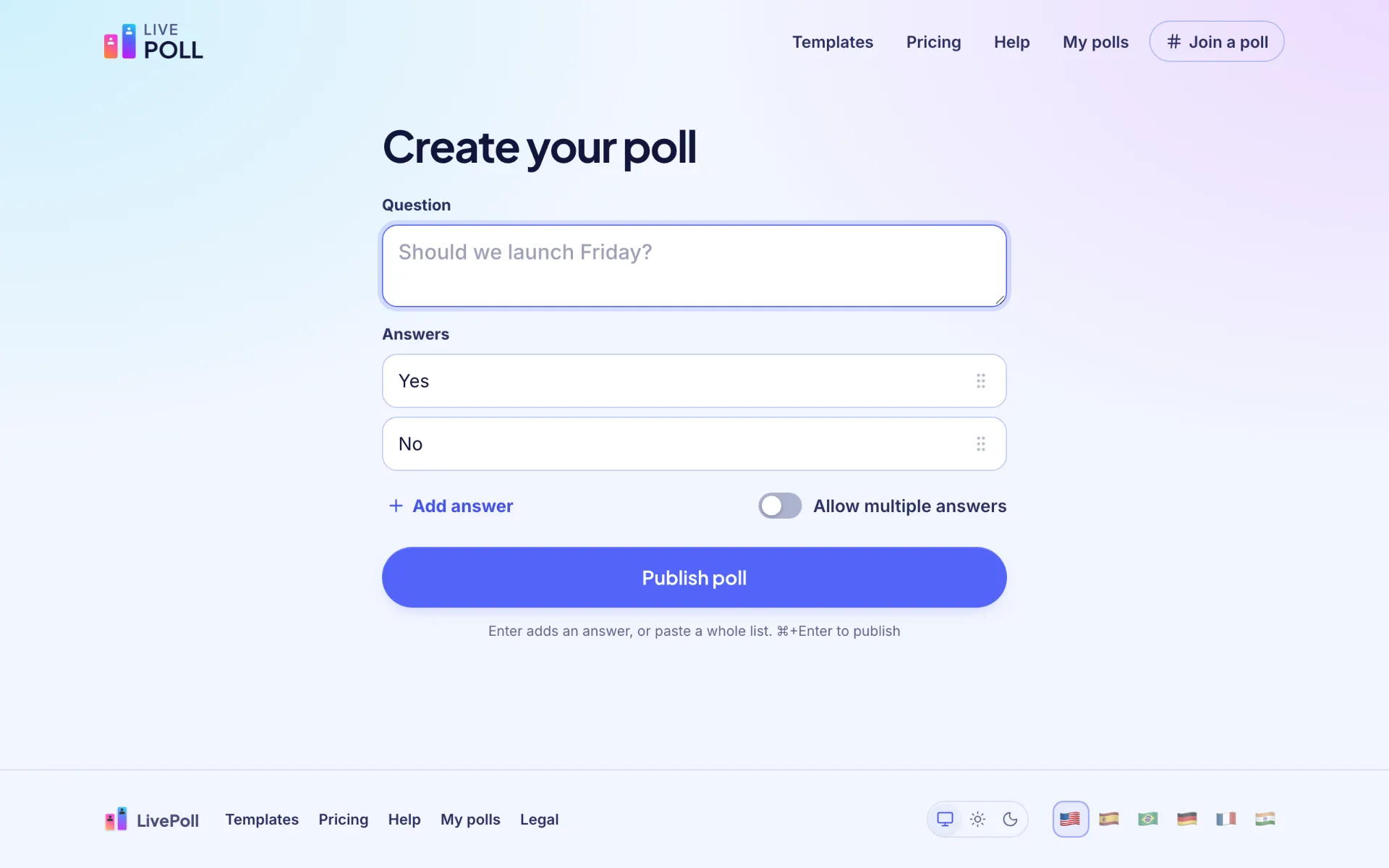 LivePoll screenshot 2