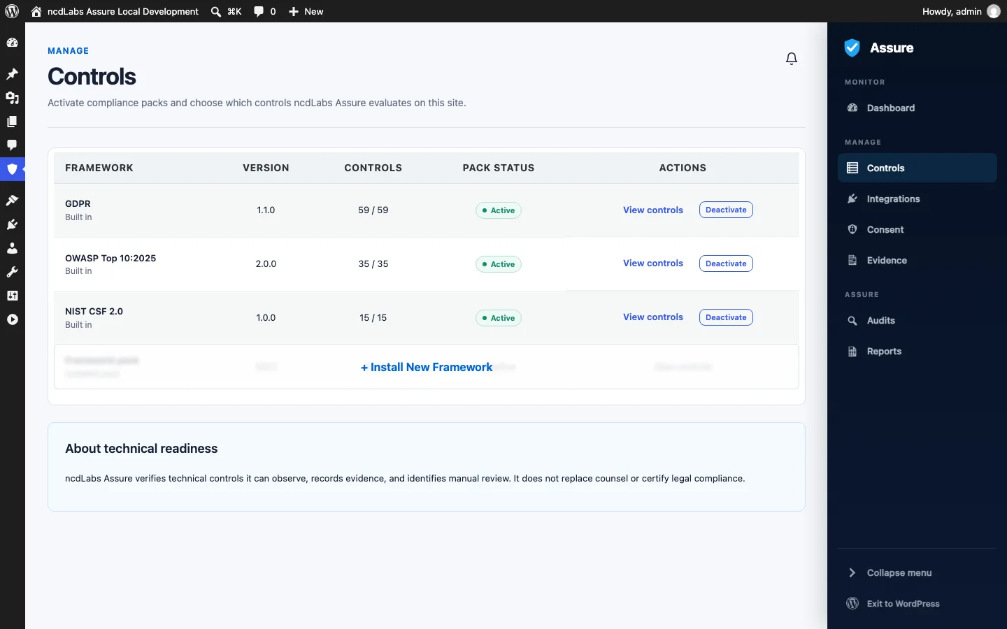 Assure screenshot 2