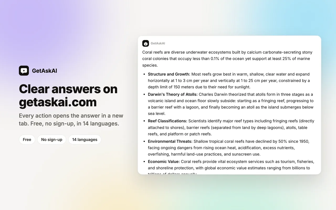 GetAskAI: Ask AI on any page screenshot 5