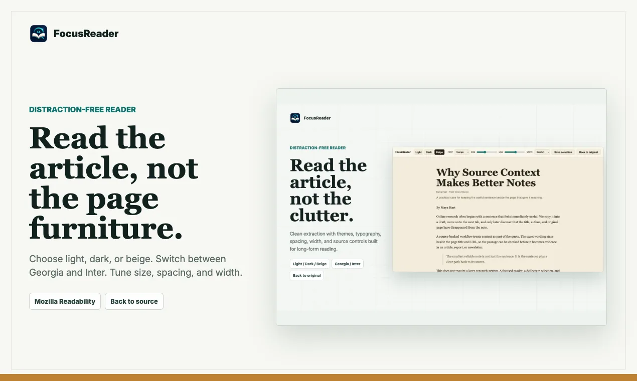 FocusReader screenshot 2