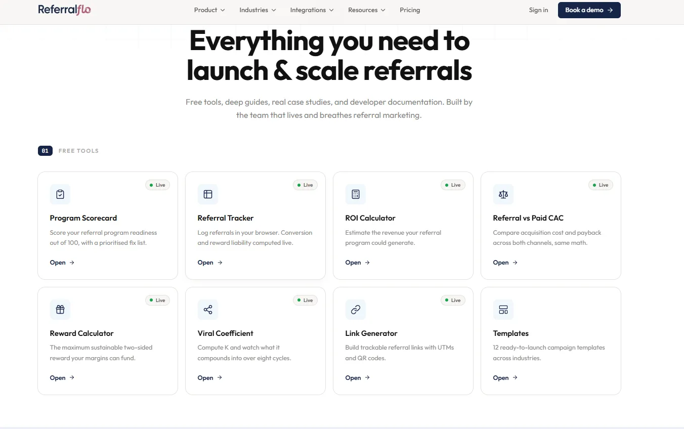 Referralflo screenshot 2