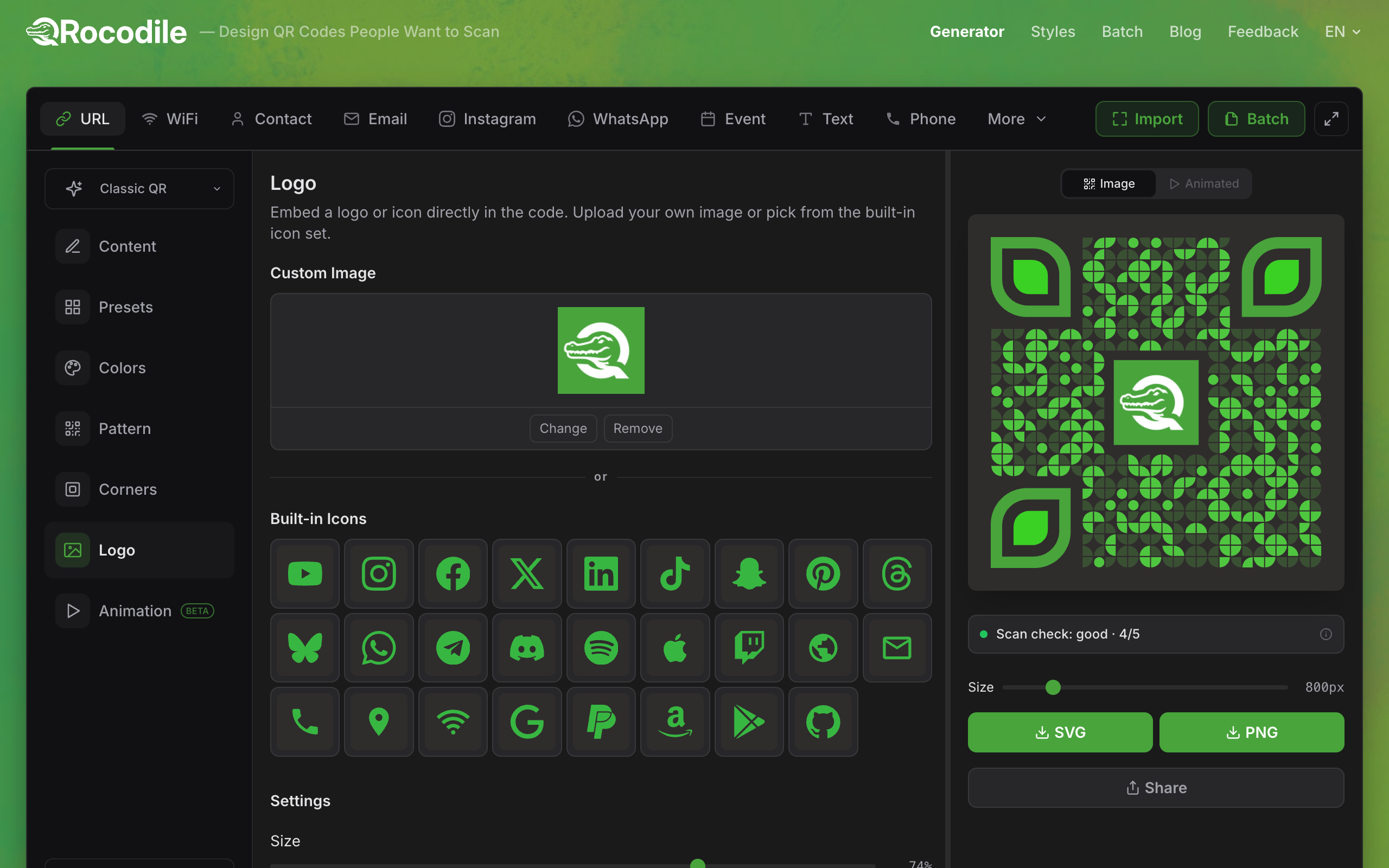 QRocodile screenshot 4