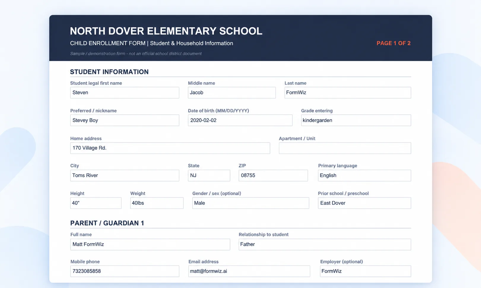 FormWiz screenshot 5