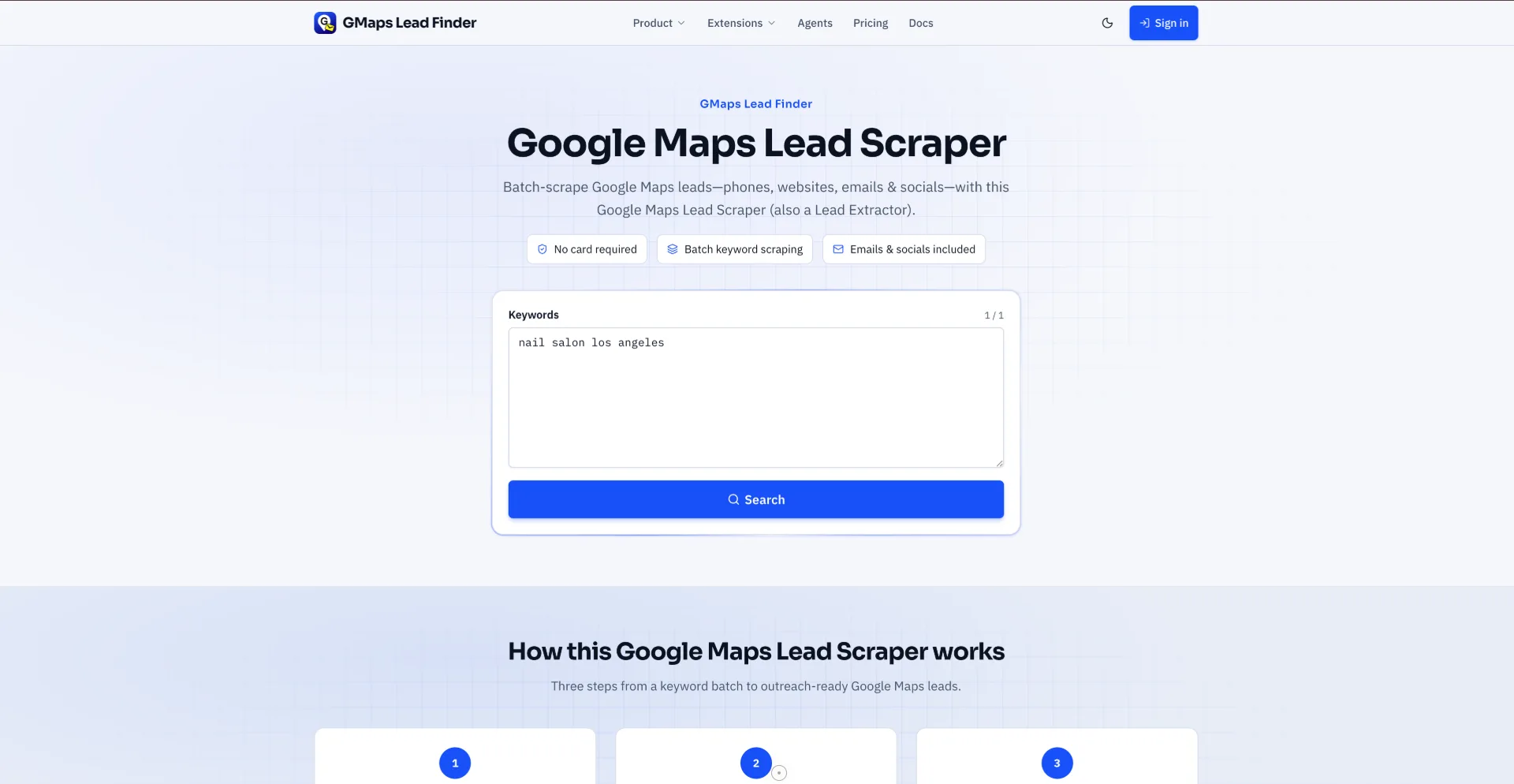 Google Maps Lead Scraper screenshot 1