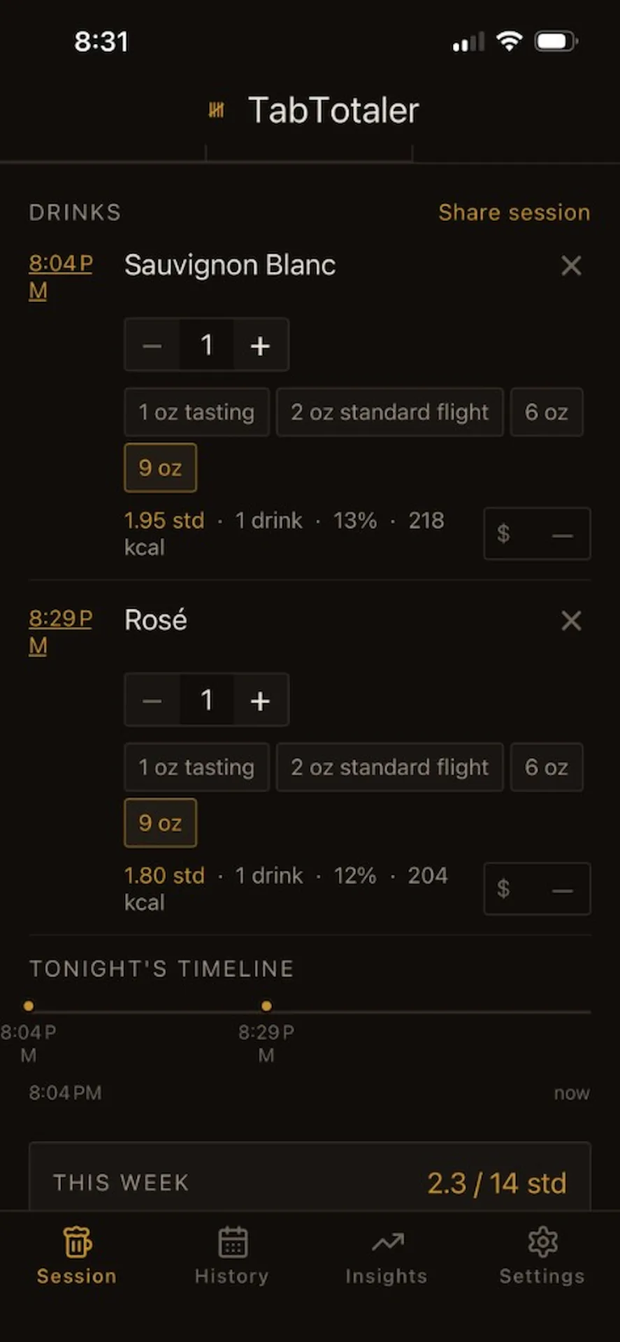 TabTotaler screenshot 3