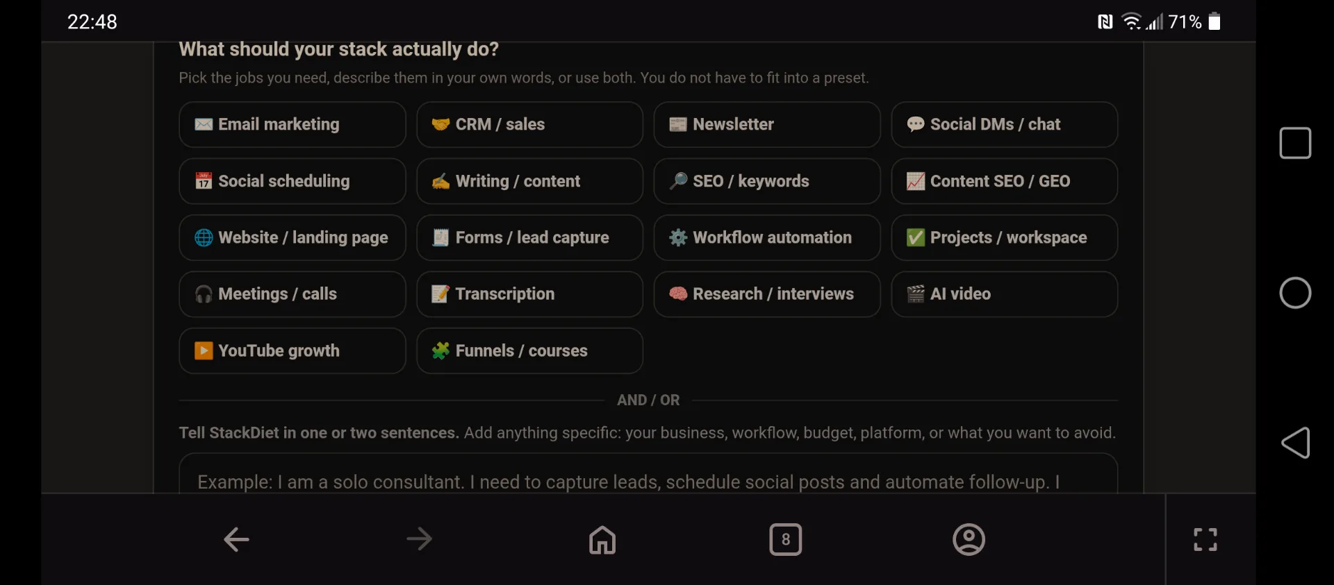 StackDiet screenshot 3
