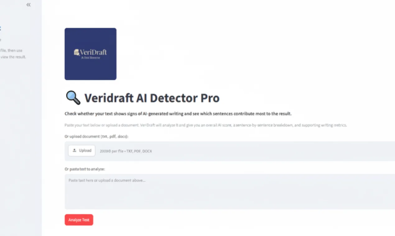 VeriDraft screenshot 1