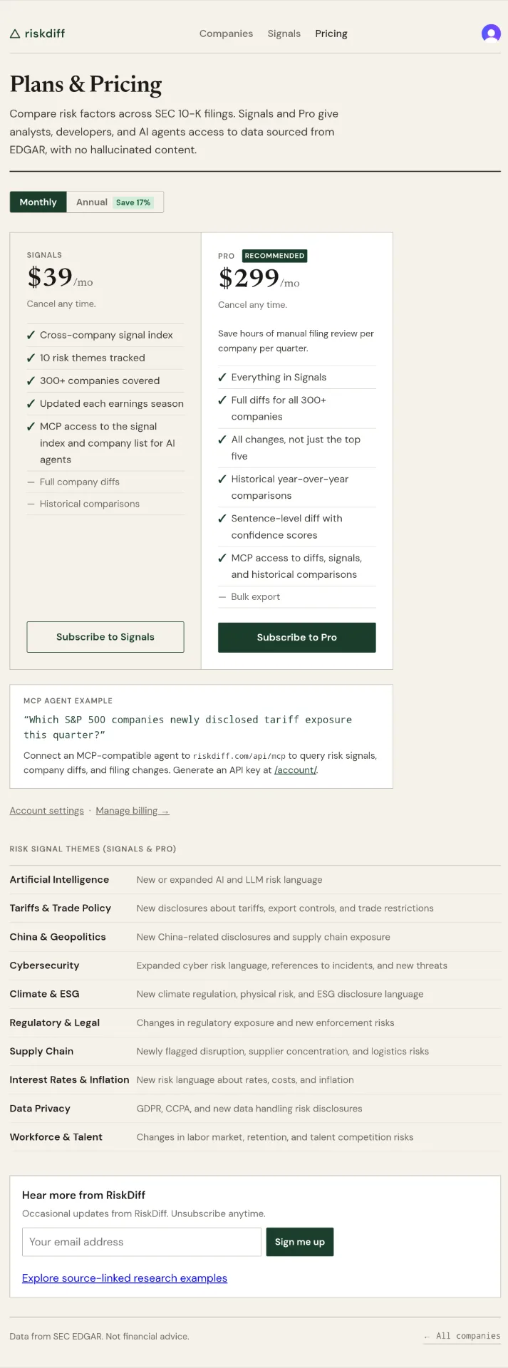 RiskDiff screenshot 4