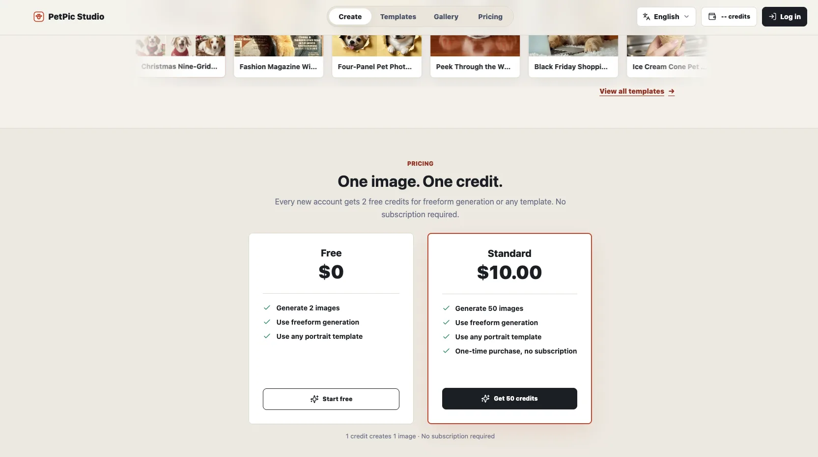 AI Pet Portrait Generator | PetPic Studi screenshot 3