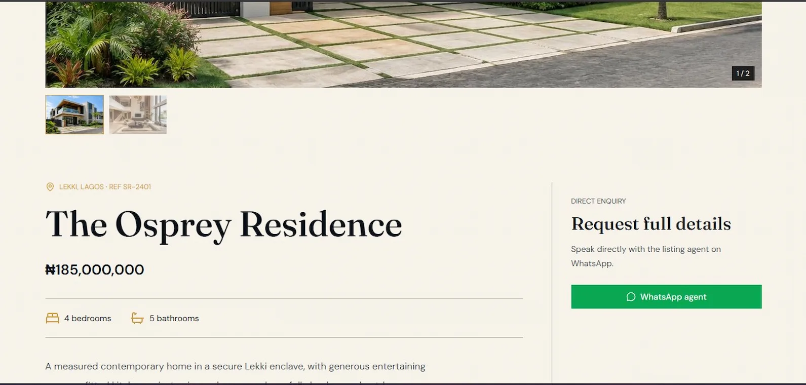 Sample Realty screenshot 3