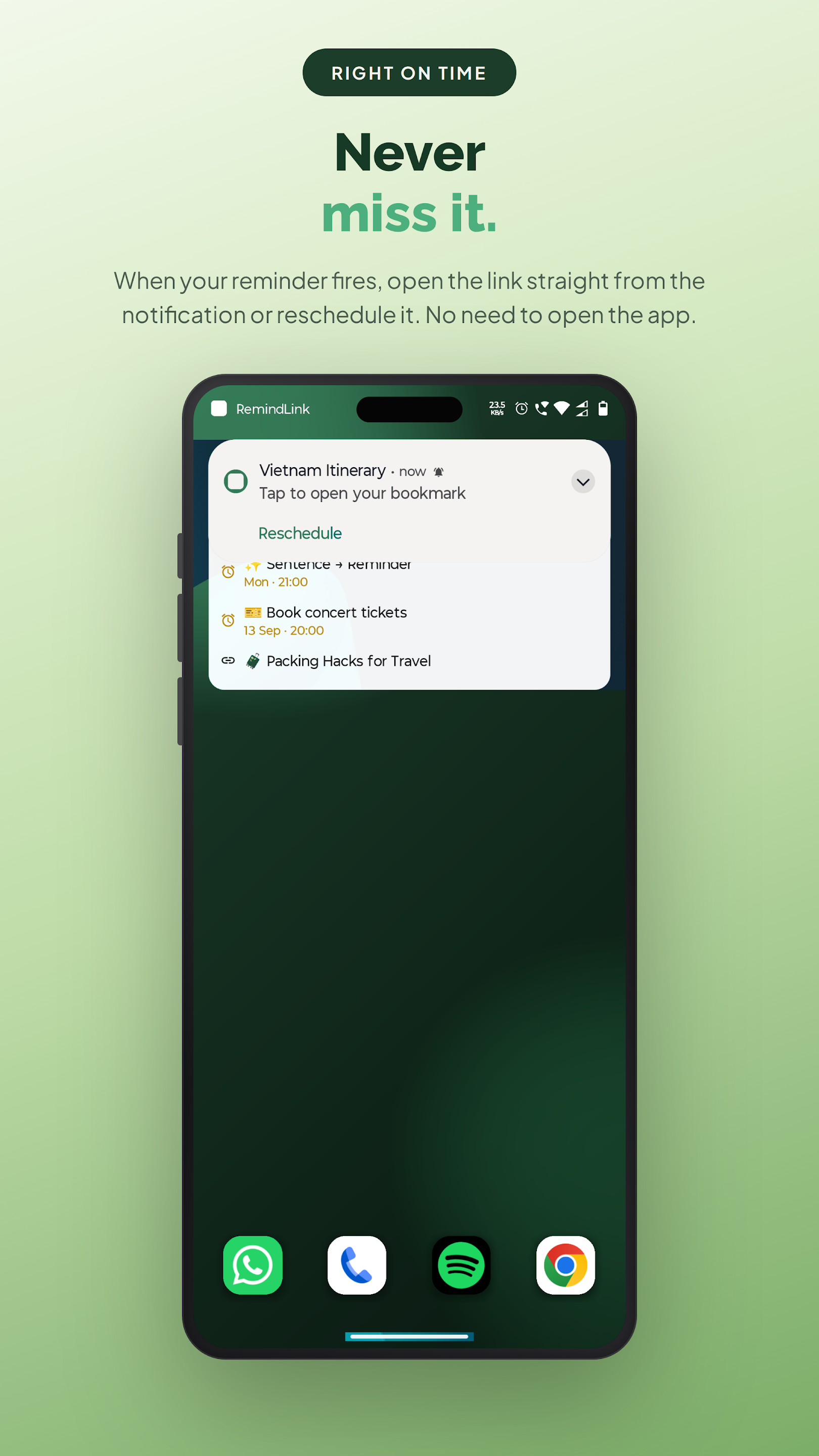 RemindLink: Bookmark Reminder screenshot 3
