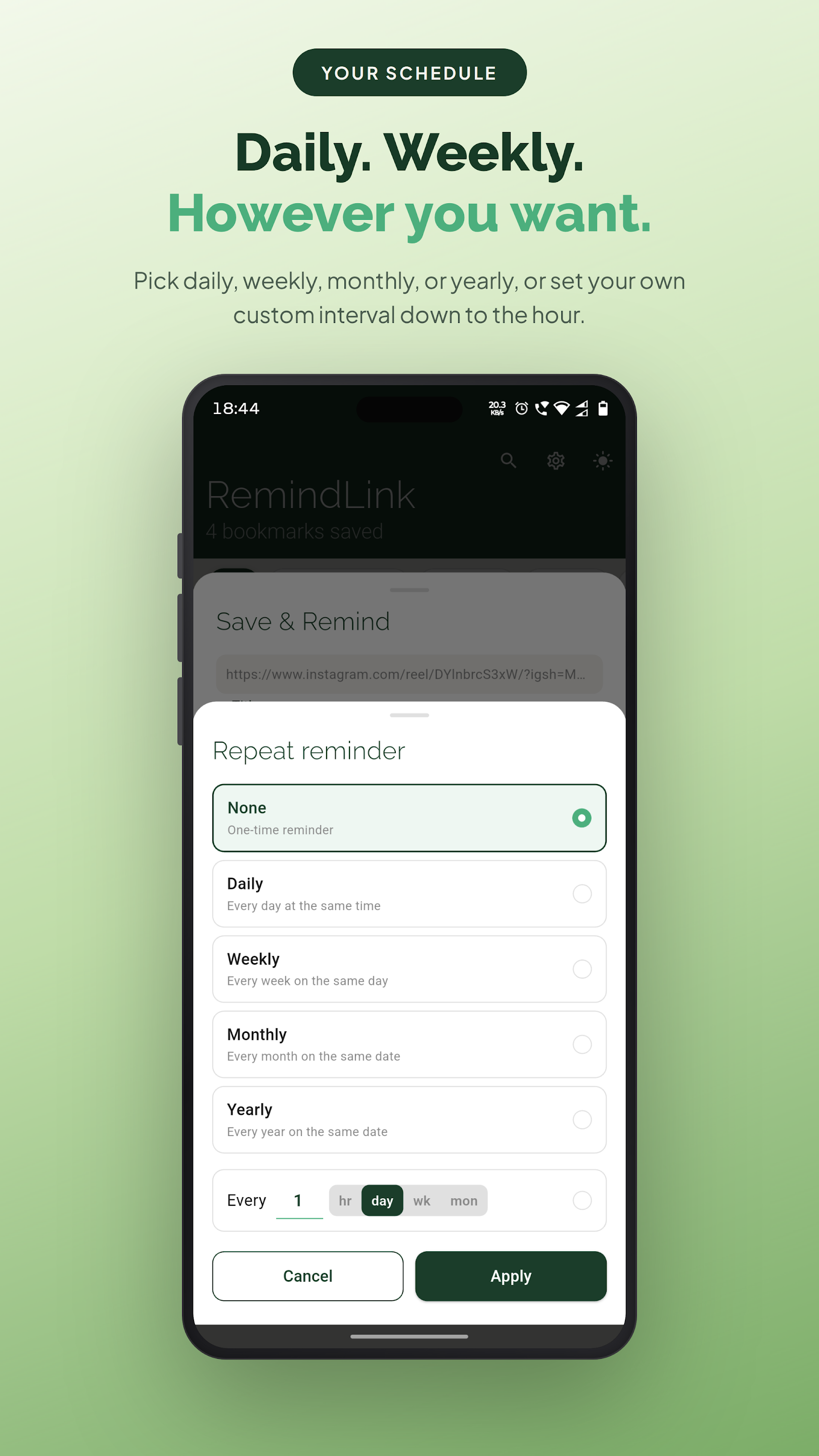 RemindLink: Bookmark Reminder screenshot 5