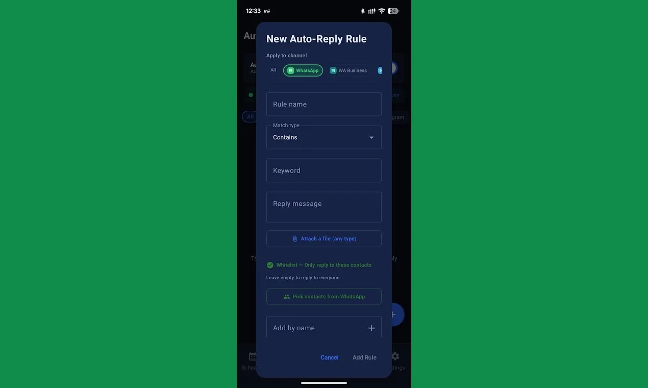 WhatsClaw screenshot 2