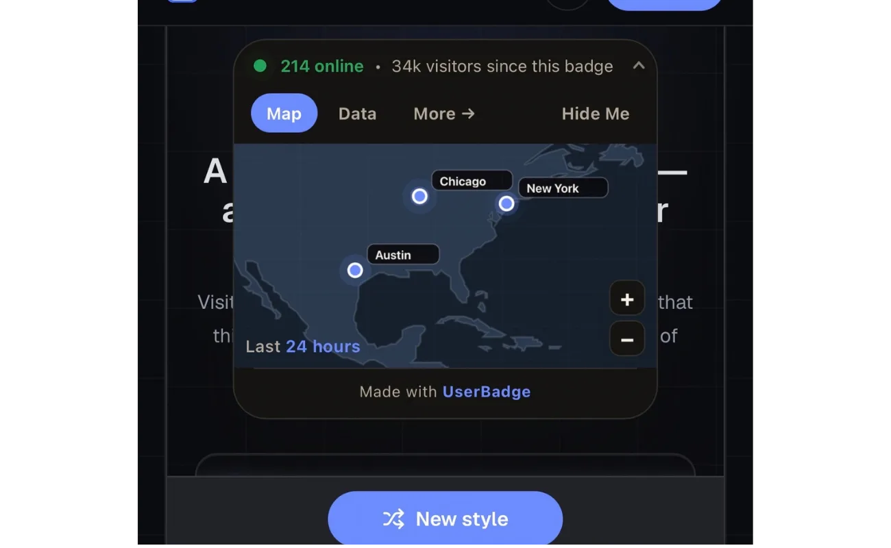 userbadge screenshot 2