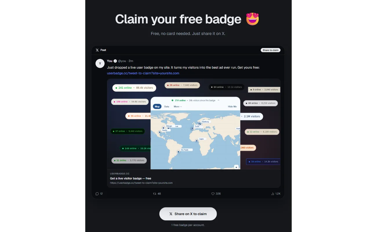 userbadge screenshot 5