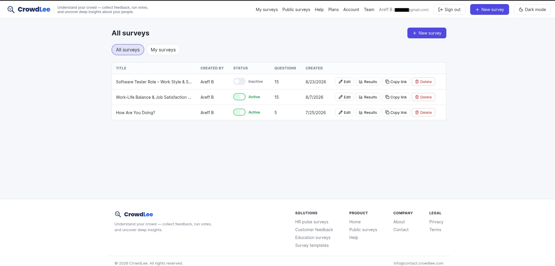 CrowdLee screenshot 2
