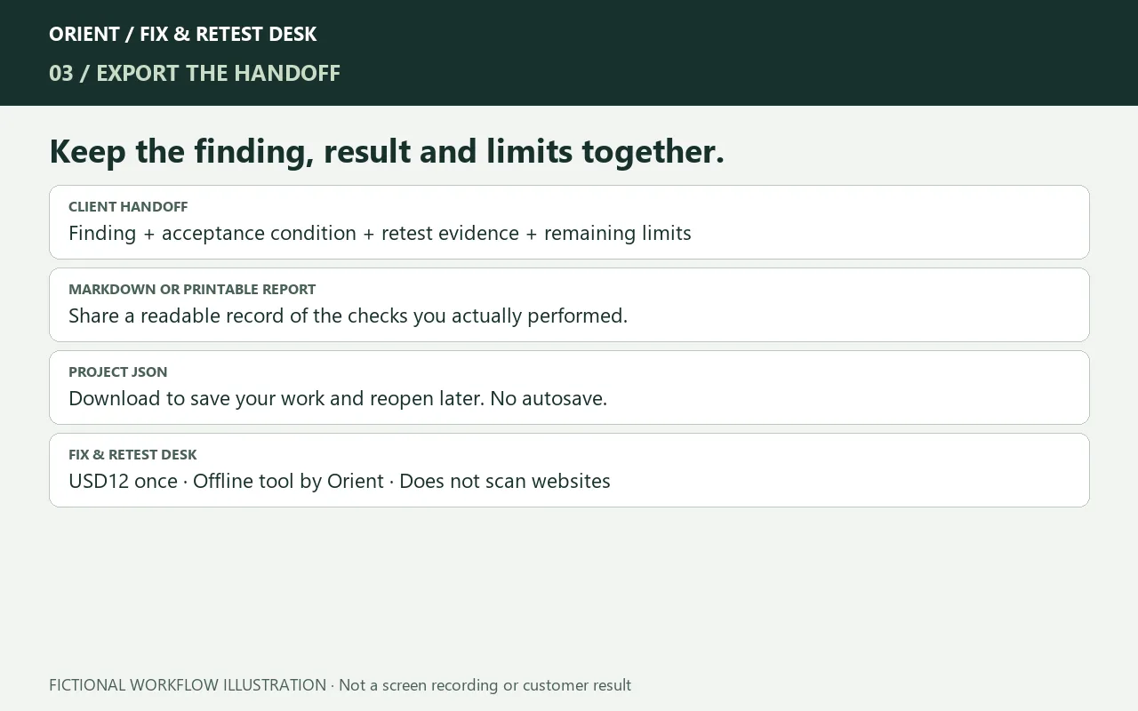Fix & Retest Desk screenshot 3