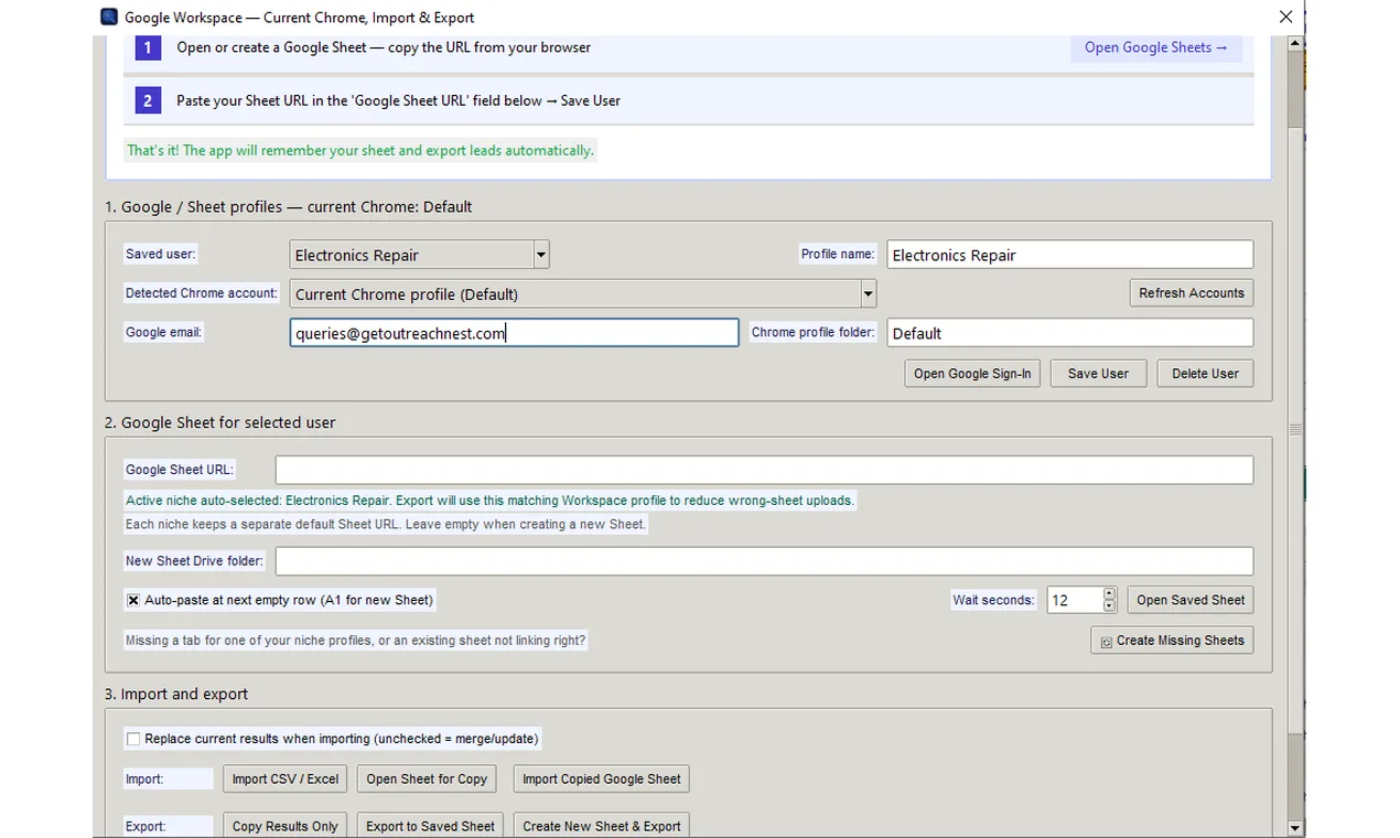 OutreachNest Finder screenshot 5