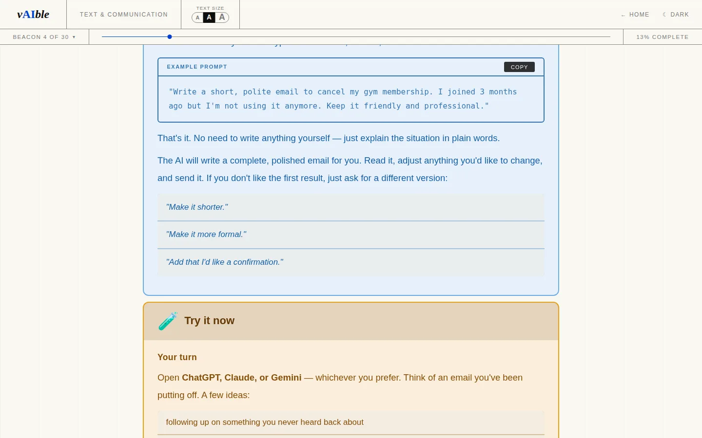vAIble screenshot 4