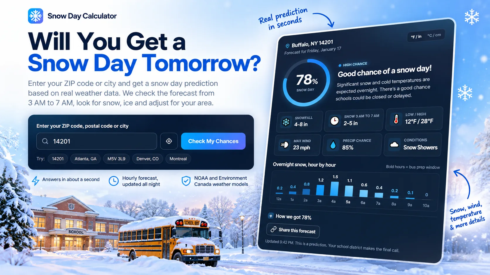 Snow Day Prediction Calculator screenshot 5