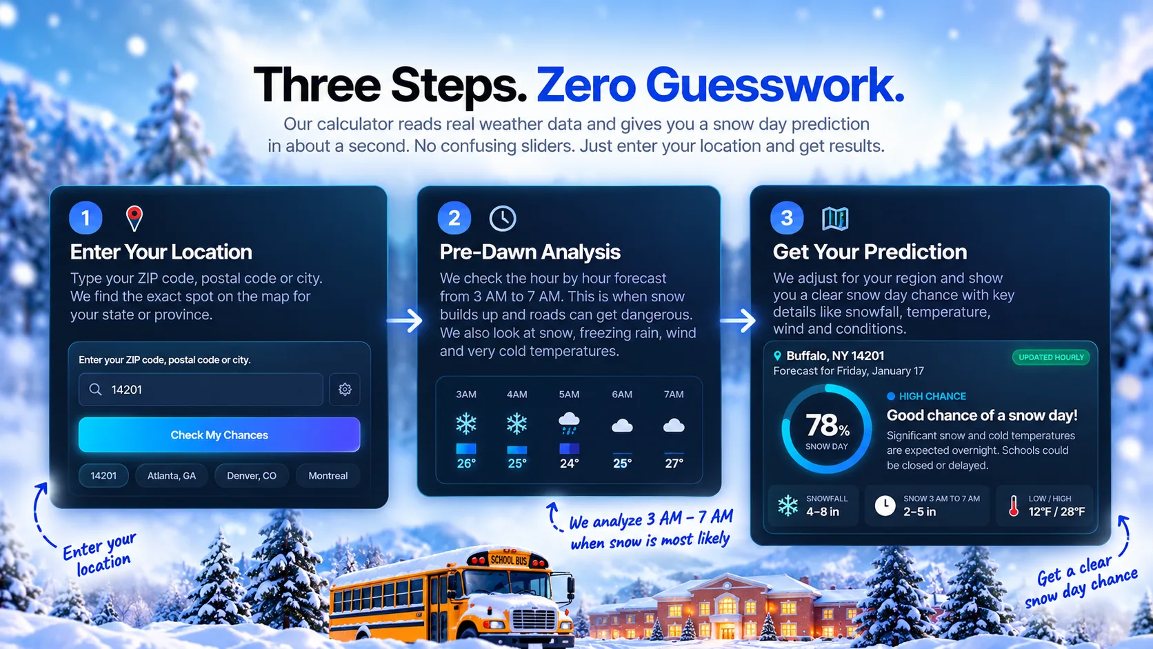 Snow Day Prediction Calculator screenshot 2