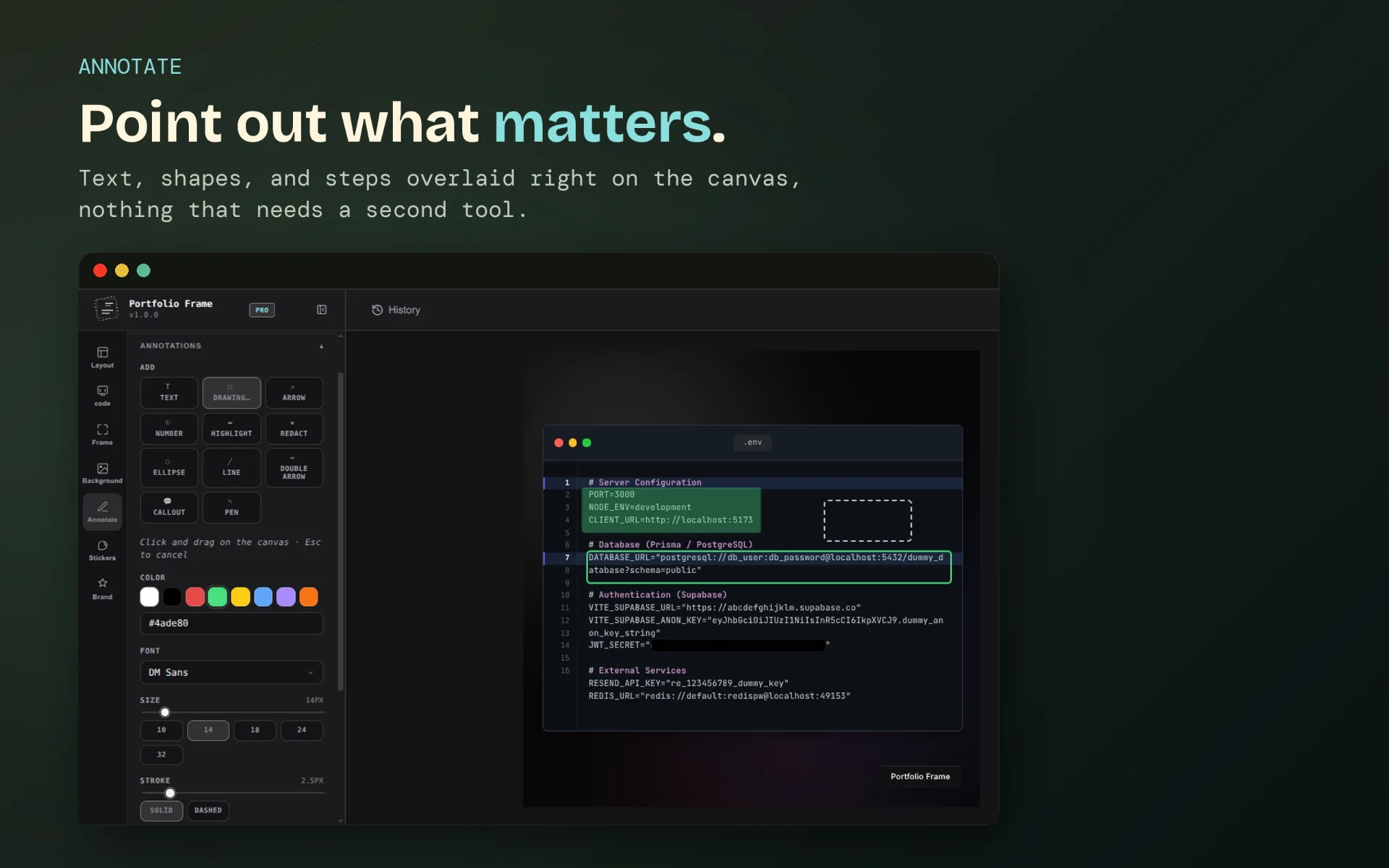 Portfolio Frame screenshot 4