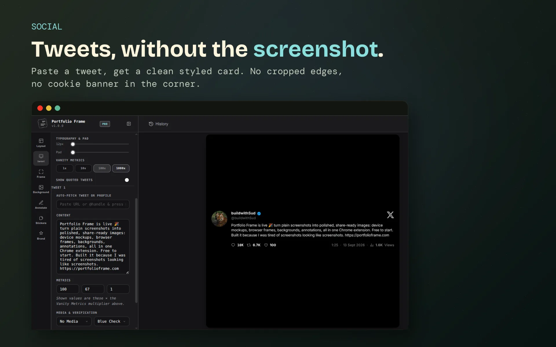 Portfolio Frame screenshot 3
