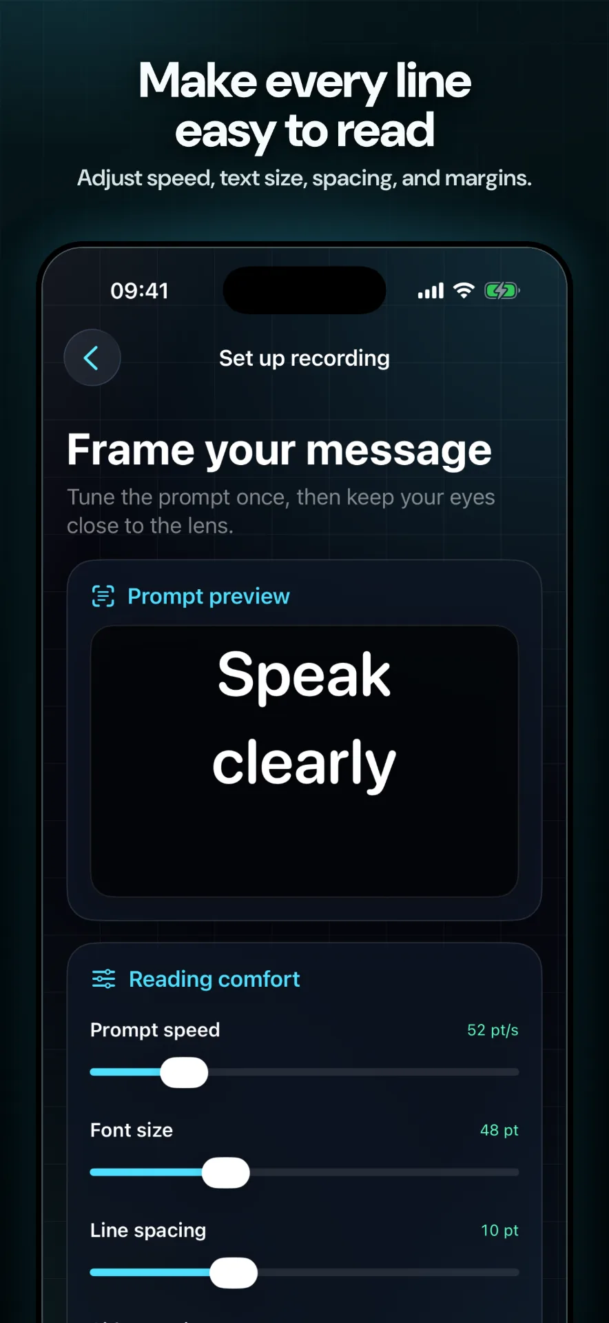 Teleprompter: Read to Camera screenshot 3