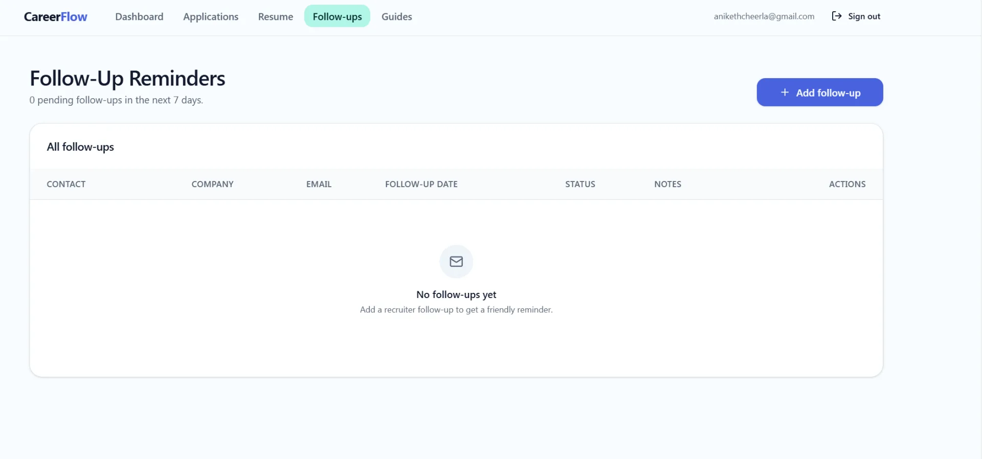 CareerFlow screenshot 2