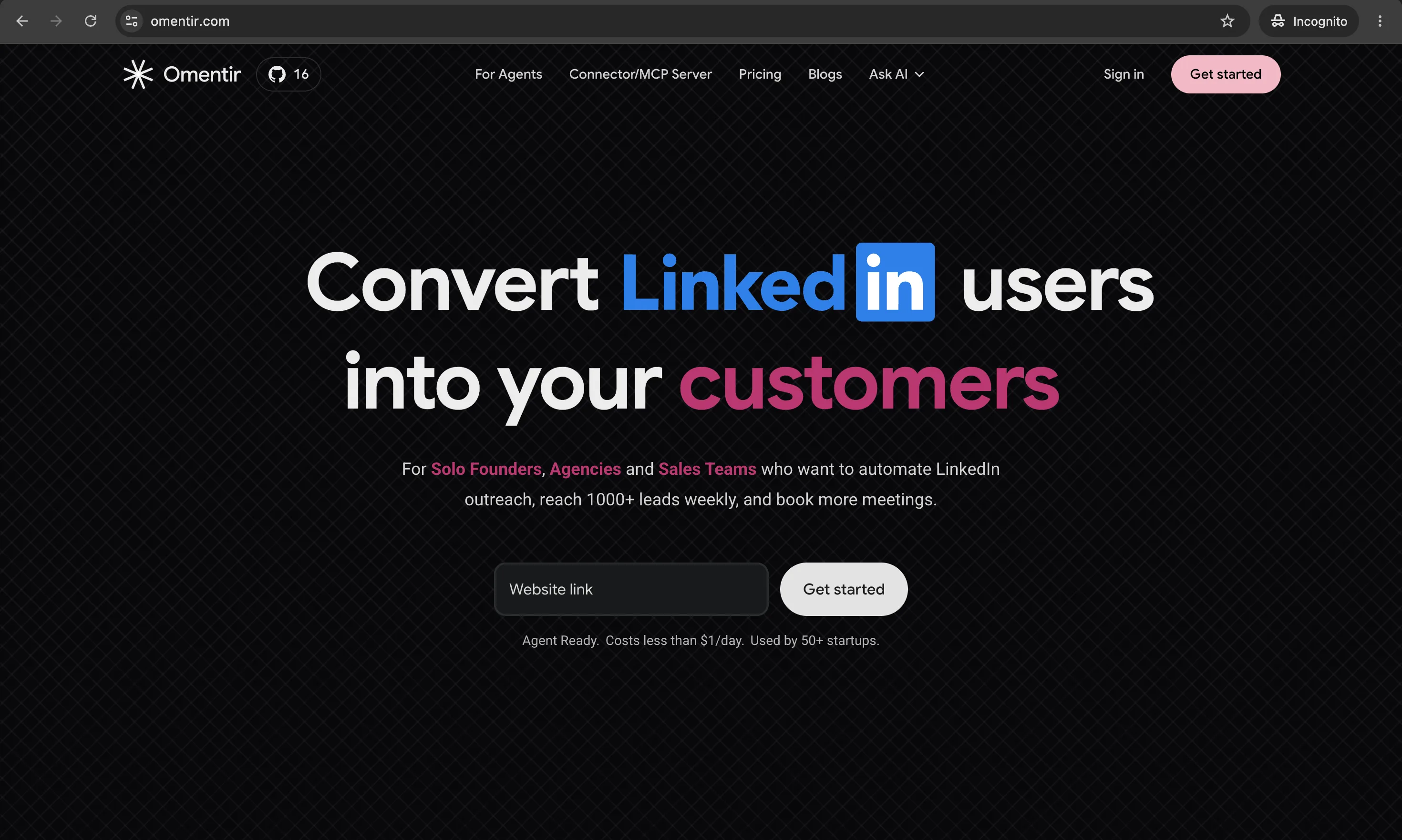 Omentir screenshot 1