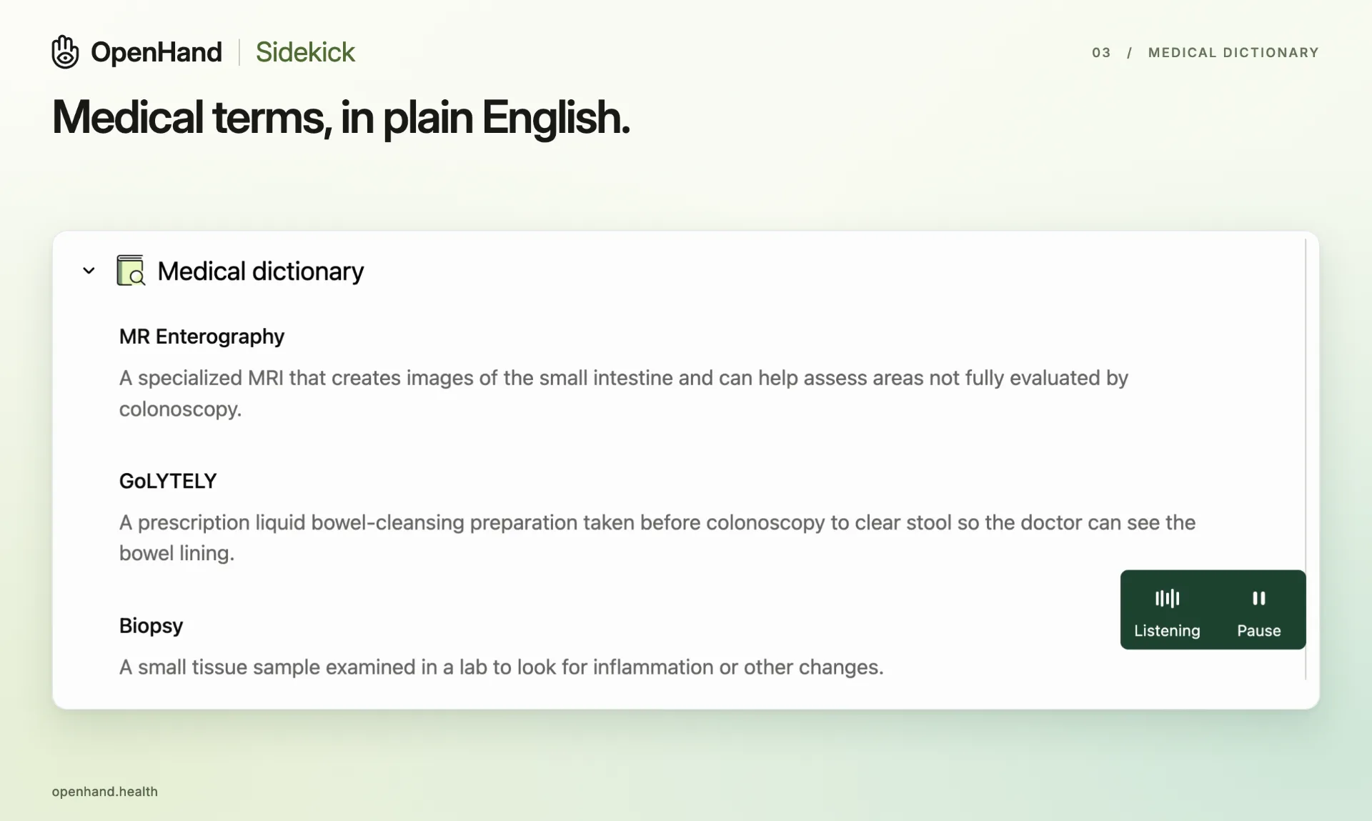 OpenHand Sidekick screenshot 3