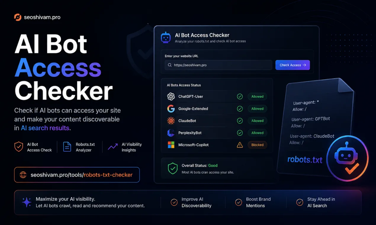 AI Bot Access Checker screenshot 1