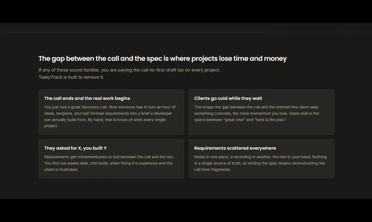 TaskyTrack screenshot 2