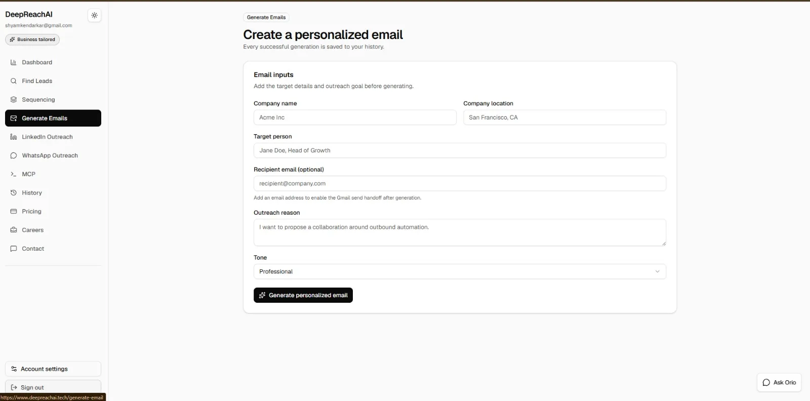 DeepReachAI screenshot 3
