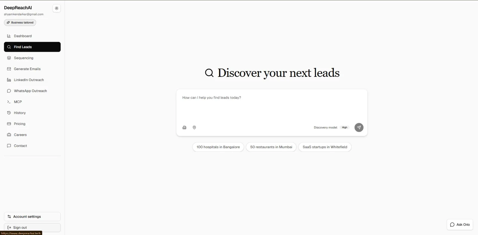 DeepReachAI screenshot 4