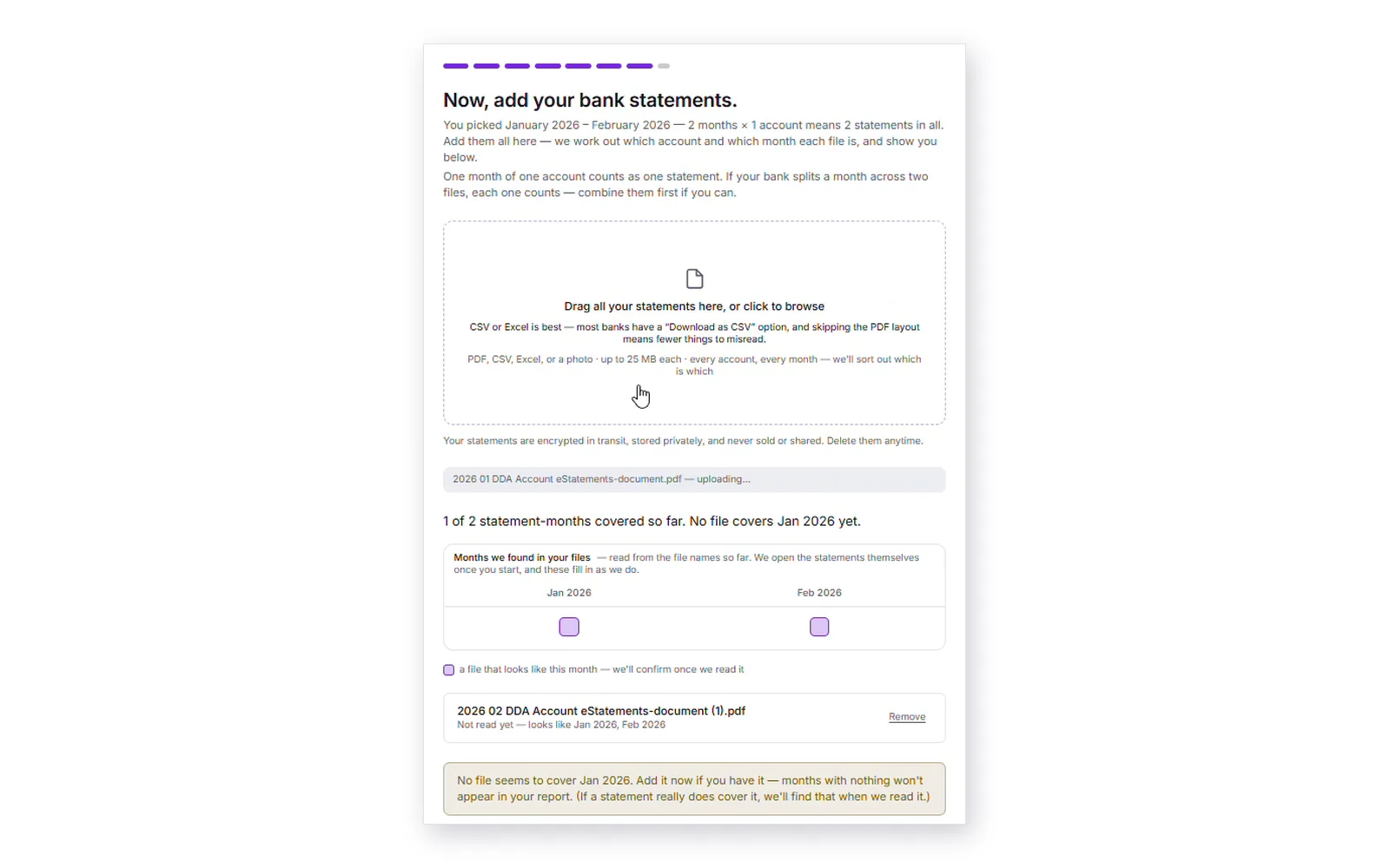 ONE CLICK P&L screenshot 2