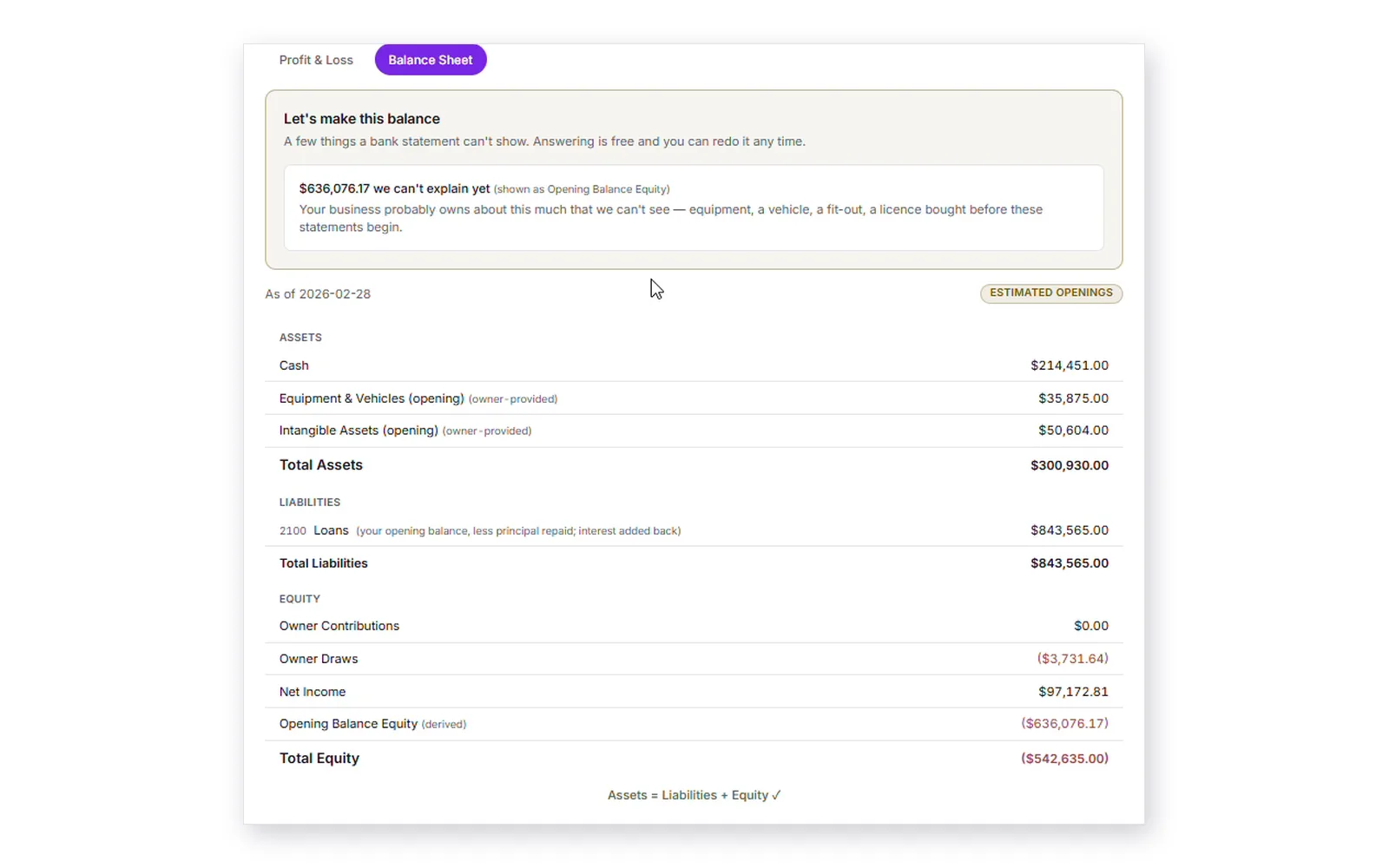 ONE CLICK P&L screenshot 5