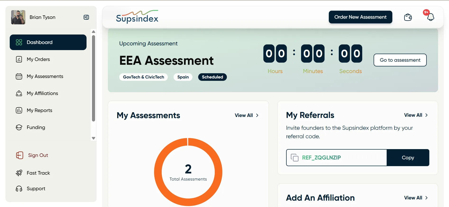 Supsindex screenshot 3
