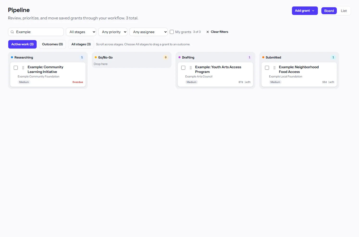 GrantCue screenshot 2