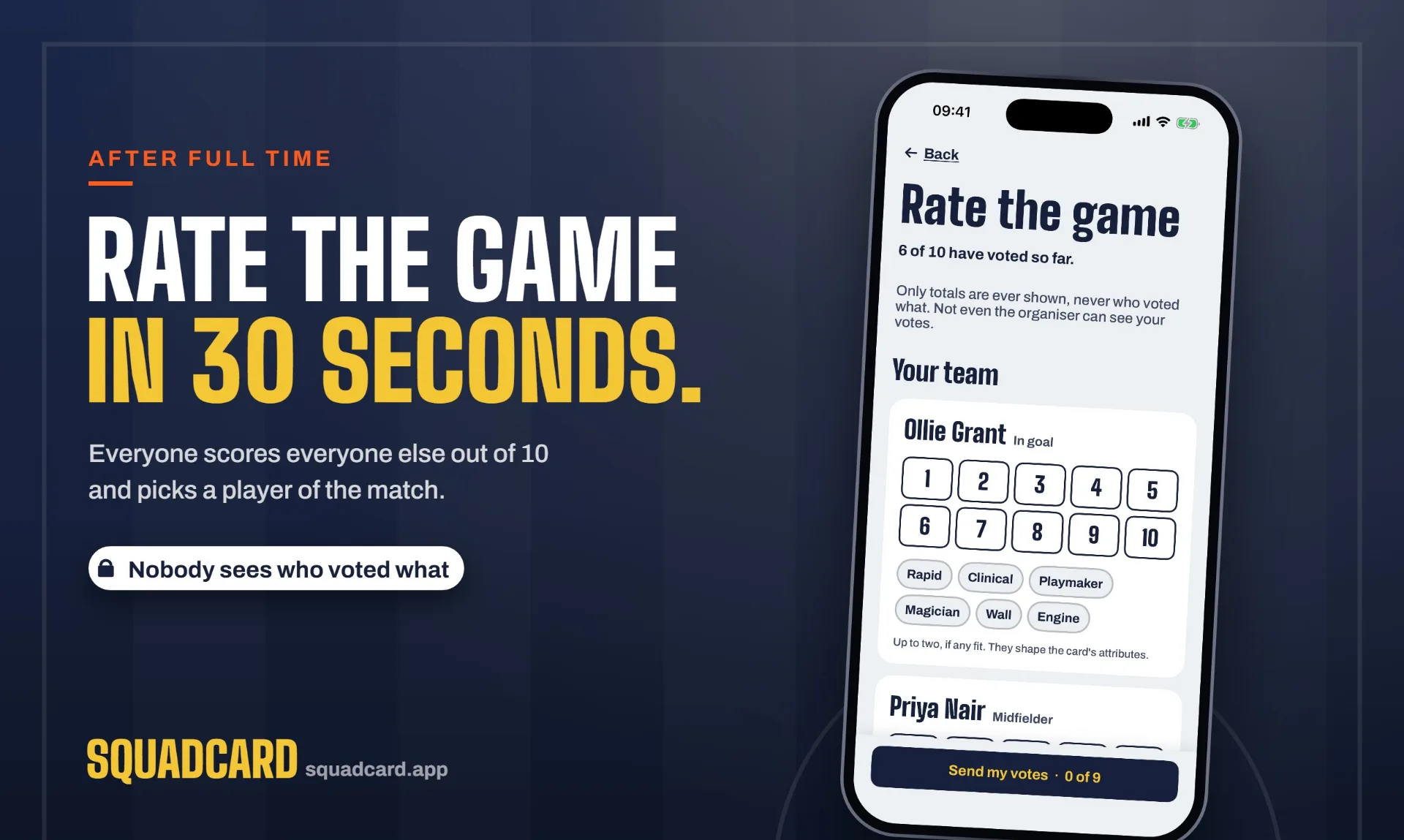 Squadcard screenshot 3